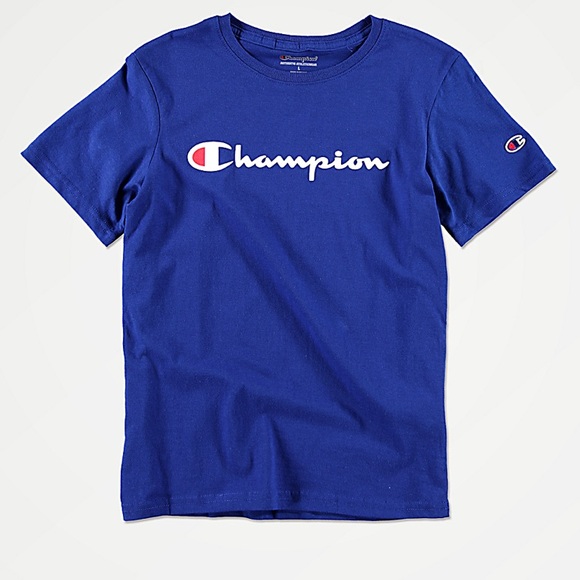 Champion Shirts | Blue Tee | Poshmark